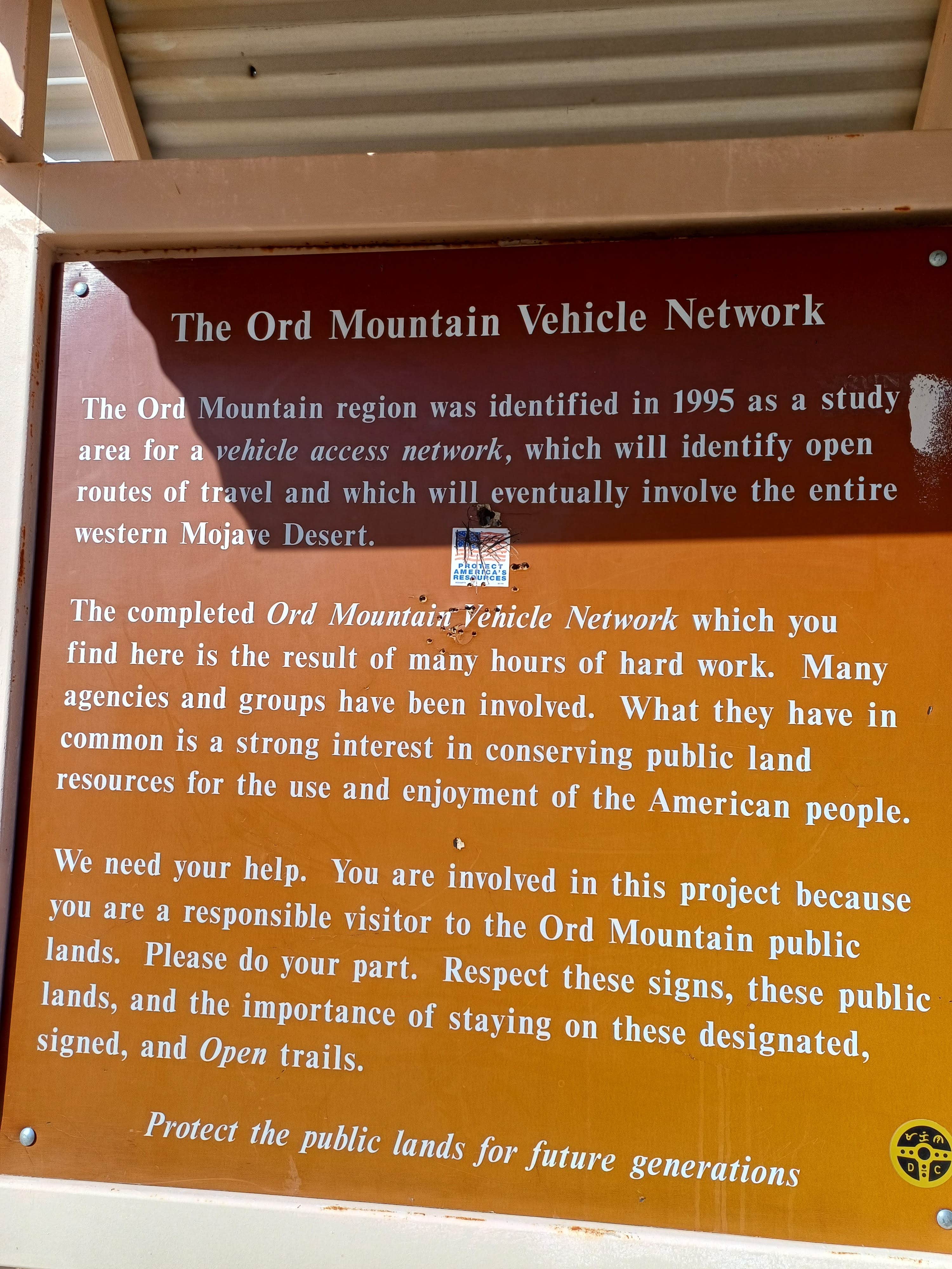 Camper-submitted photo at Ord Mountain Dispersed near Newberry Springs, CA