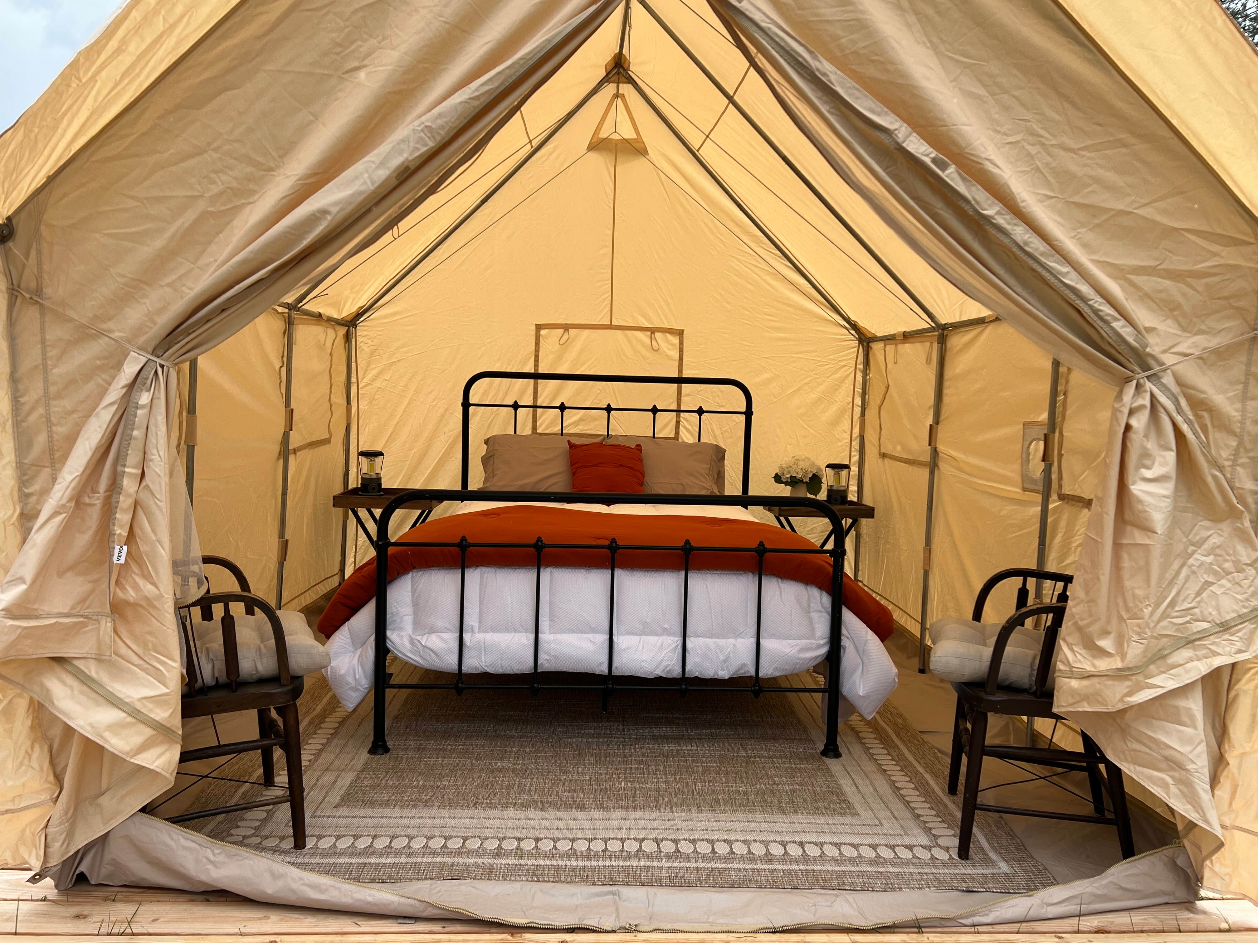 Anthony J.'s photo of glamping accommodations at Old Elkhorn Golf Course near Foster, OR