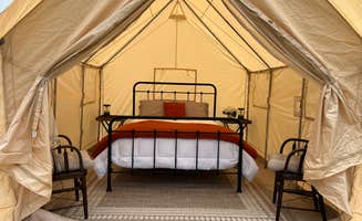 Anthony J.'s photo of glamping accommodations at Old Elkhorn Golf Course near Jefferson, OR