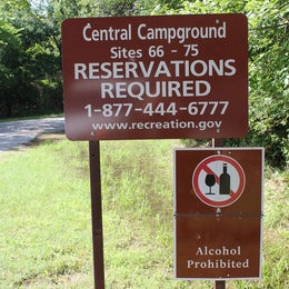 Central Campground — Chickasaw National Recreation Area