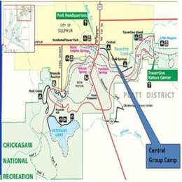 Central Campground — Chickasaw National Recreation Area