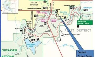 Camping near The Falls RV Park: Central Campground — Chickasaw National Recreation Area, Sulphur, Oklahoma