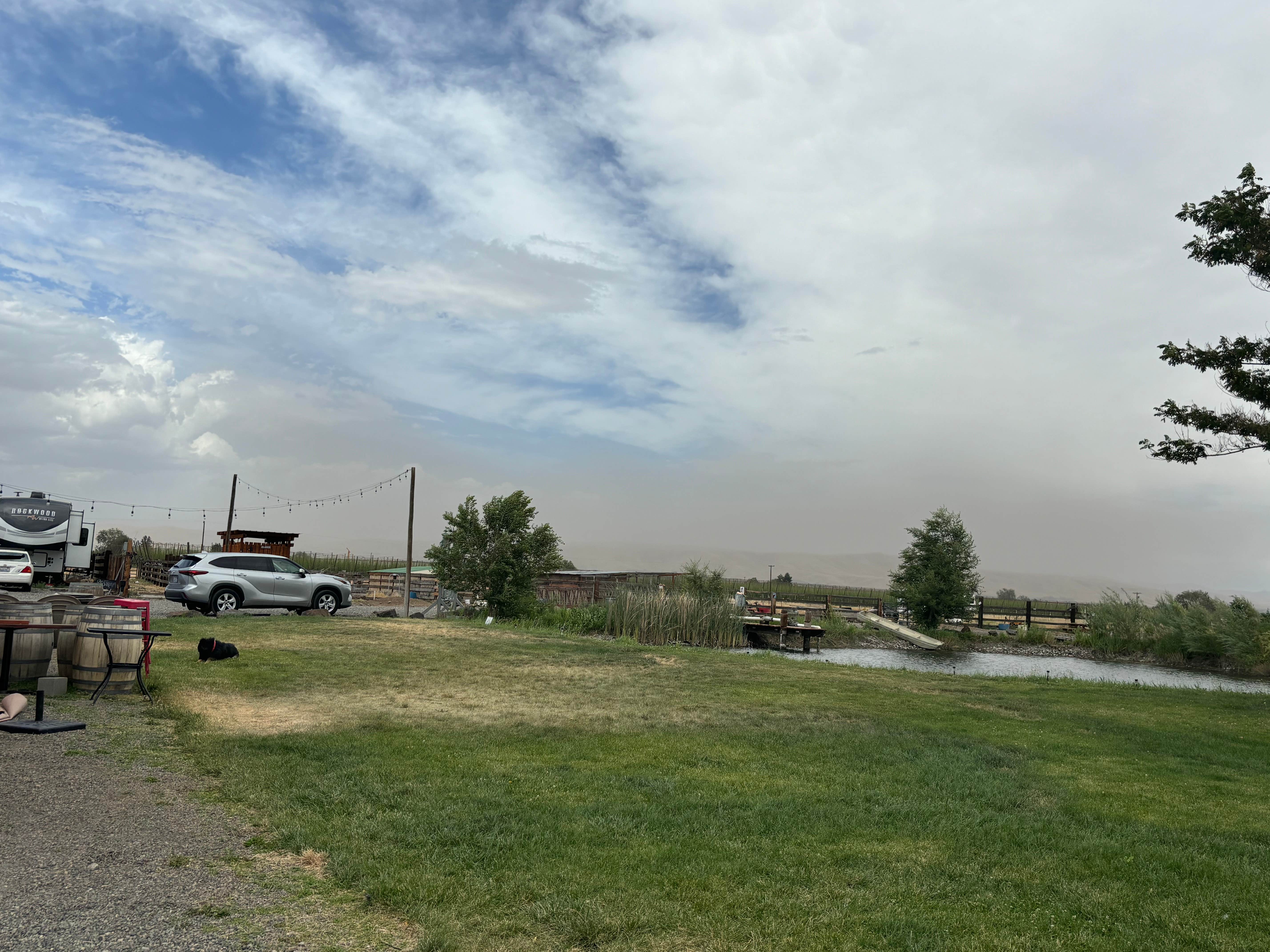 Kenton G.'s photo of camping with pets at Willow Barn Ranch near Yakima, WA
