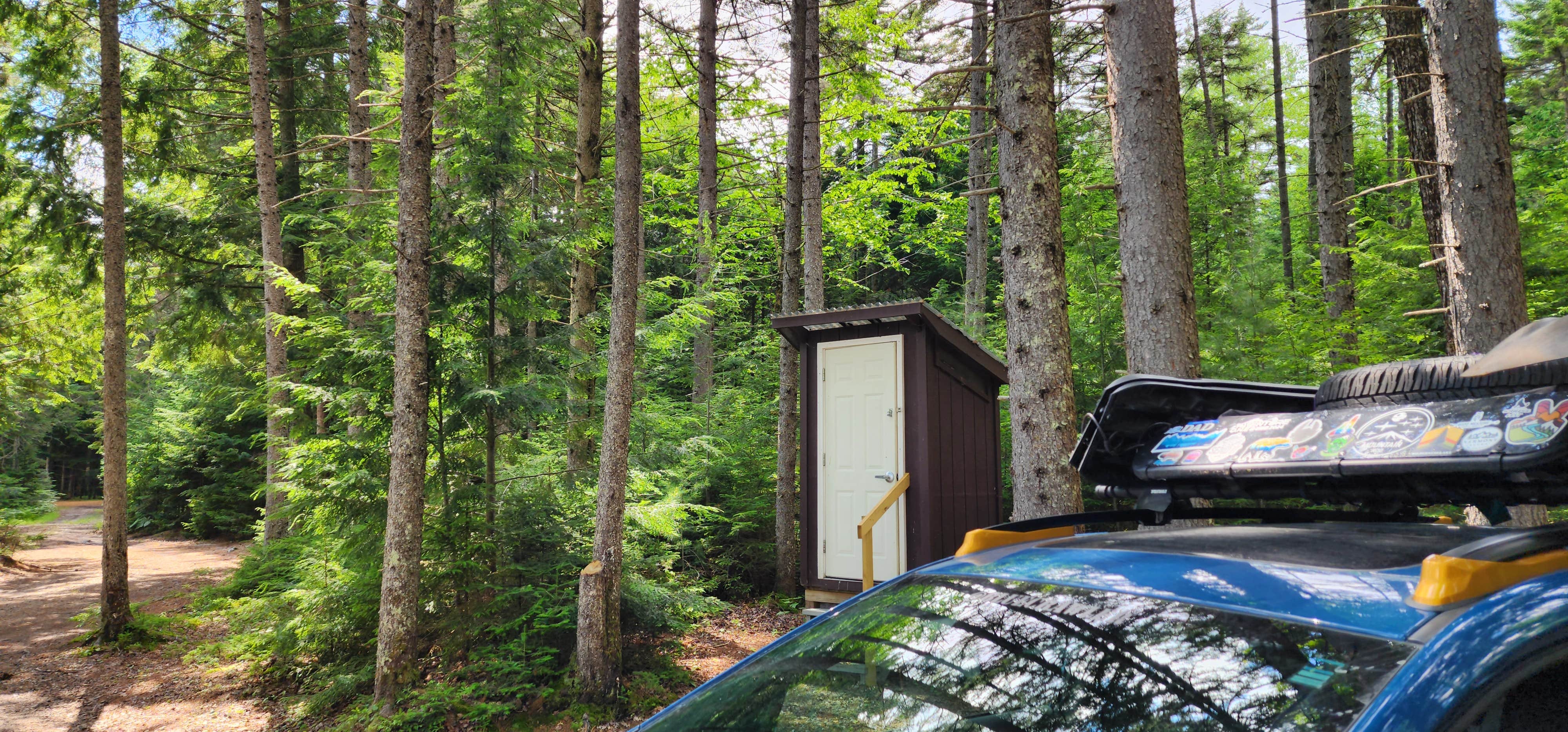 Miccal  M.'s photo of glamping accommodations at Mollidgewock State Park Campground near Rumford, ME