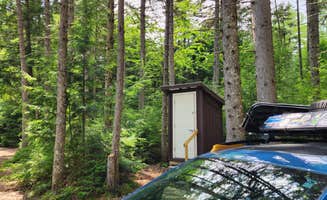Miccal M.'s photo of glamping accommodations at Mollidgewock State Park Campground near Groveton, NH