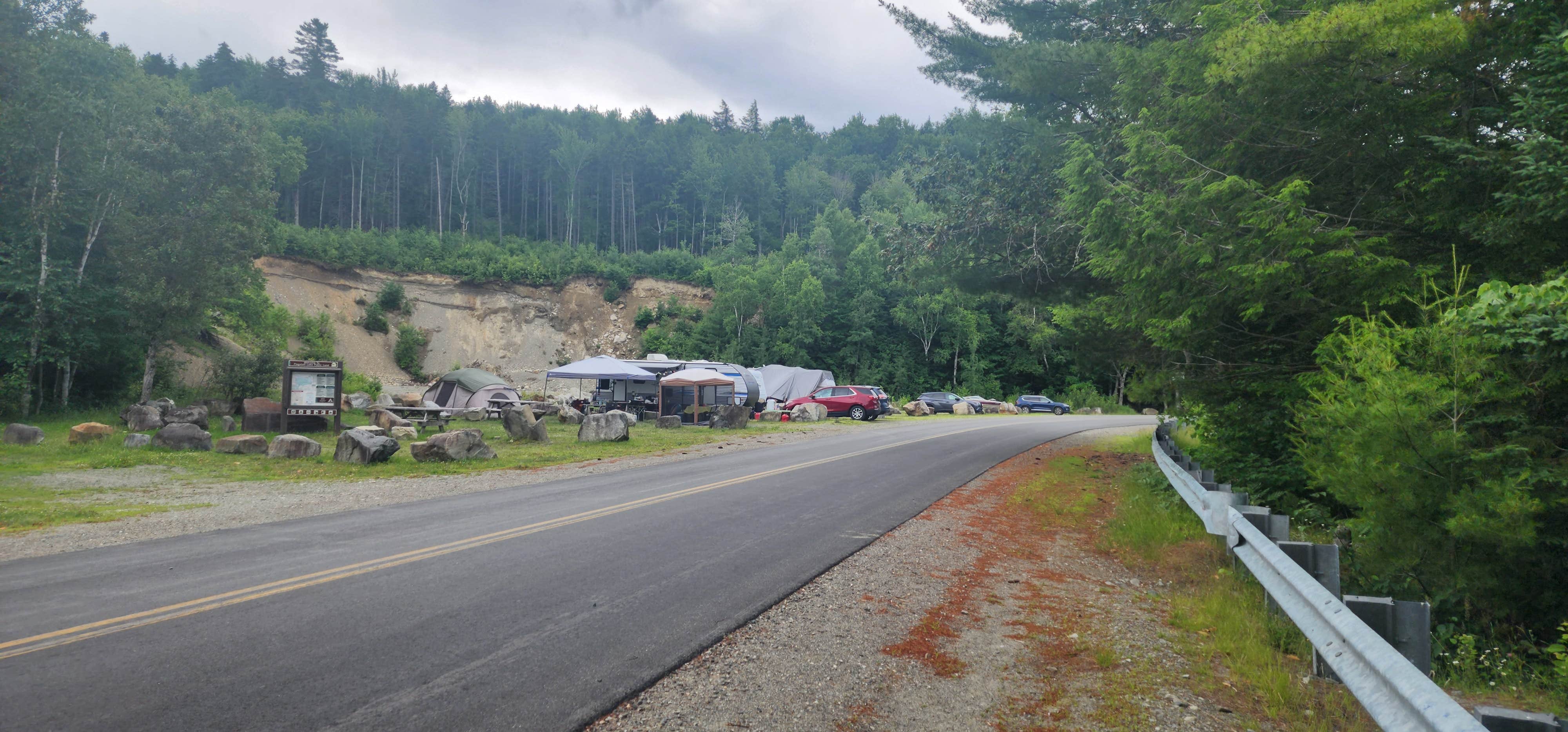 Camper-submitted photo at Big Eddy near Caratunk, ME