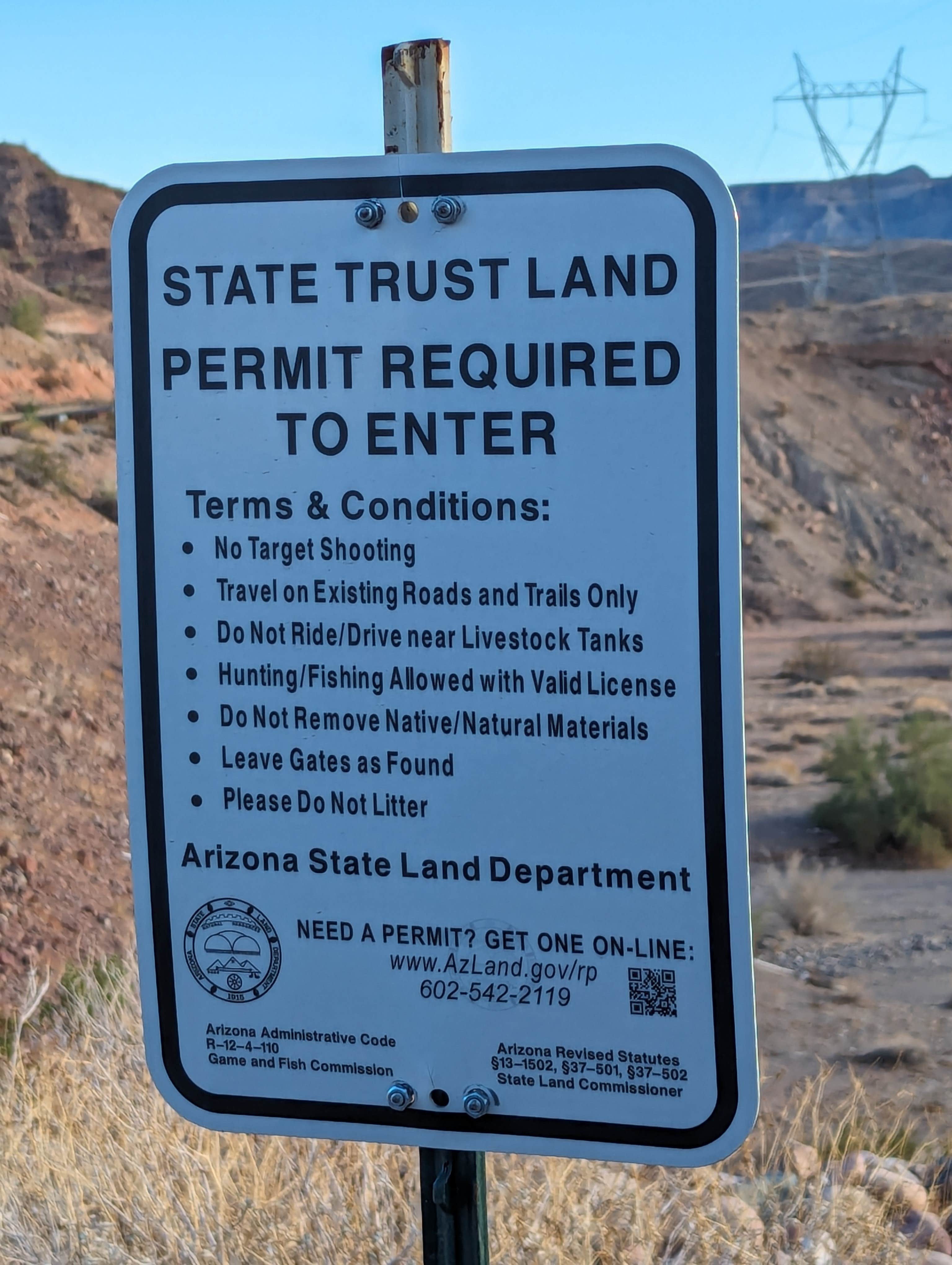 Camper submitted image from AZ State Land Recreational Area Dispersed Site - 5