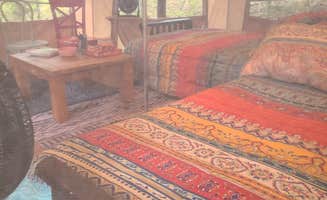 Susan D.'s photo of glamping accommodations at Hummingbird Hollow Outdoors Farm Sanctuary near High Ridge, MO