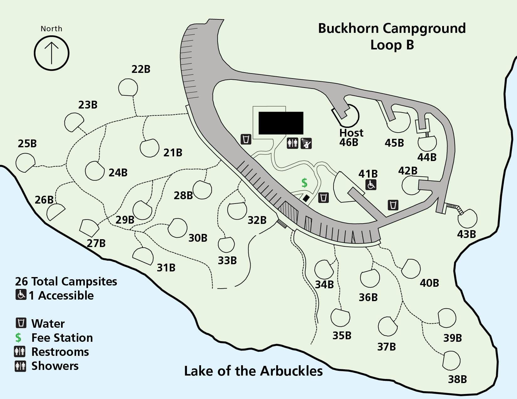 Camping near Buckhorn Campground Loop C — Chickasaw National Recreation Area: Buckhorn Campground Loop B — Chickasaw National Recreation Area, Sulphur, Oklahoma