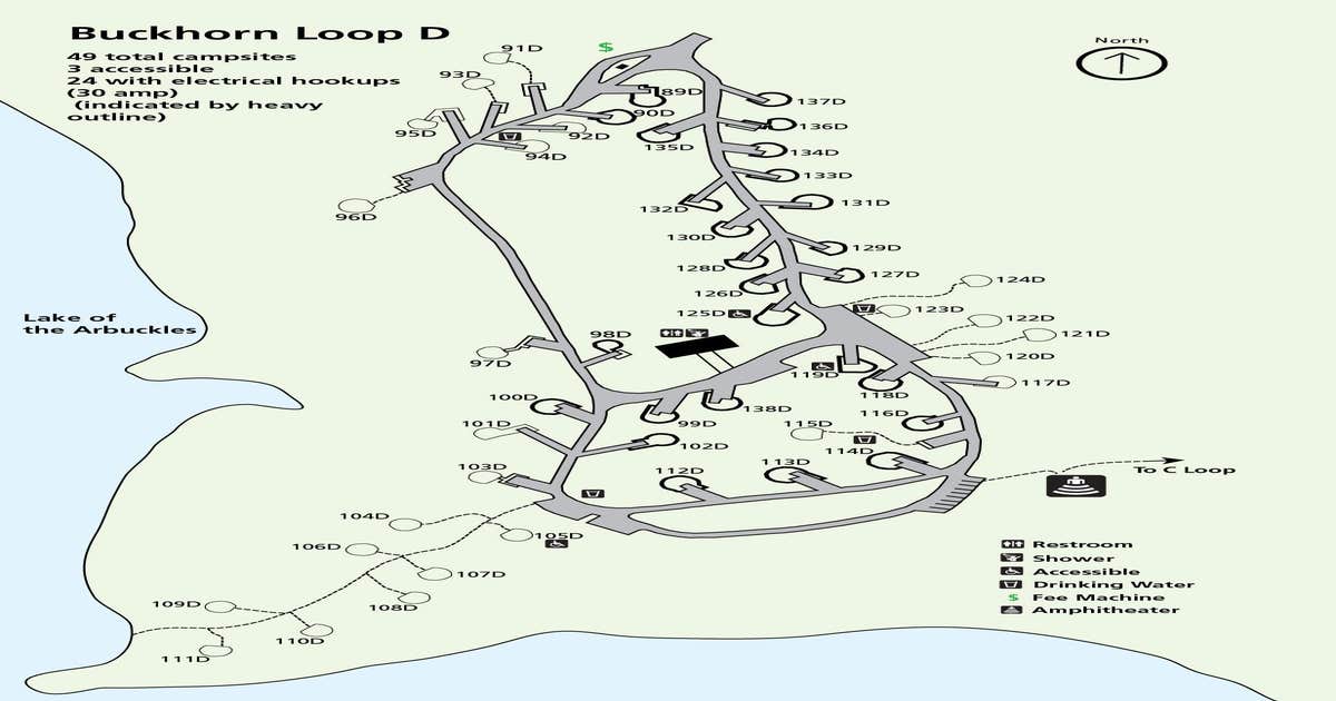 Buckhorn Campground Loop D — Chickasaw National Recreation Area