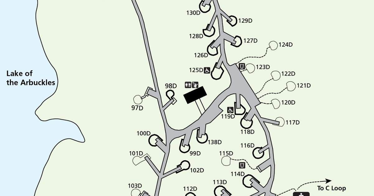 Buckhorn Campground Loop D — Chickasaw National Recreation Area