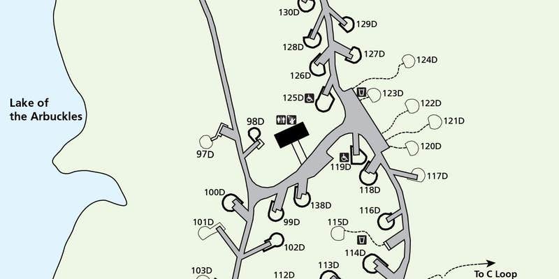 Camper submitted image from Buckhorn Campground Loop D — Chickasaw National Recreation Area