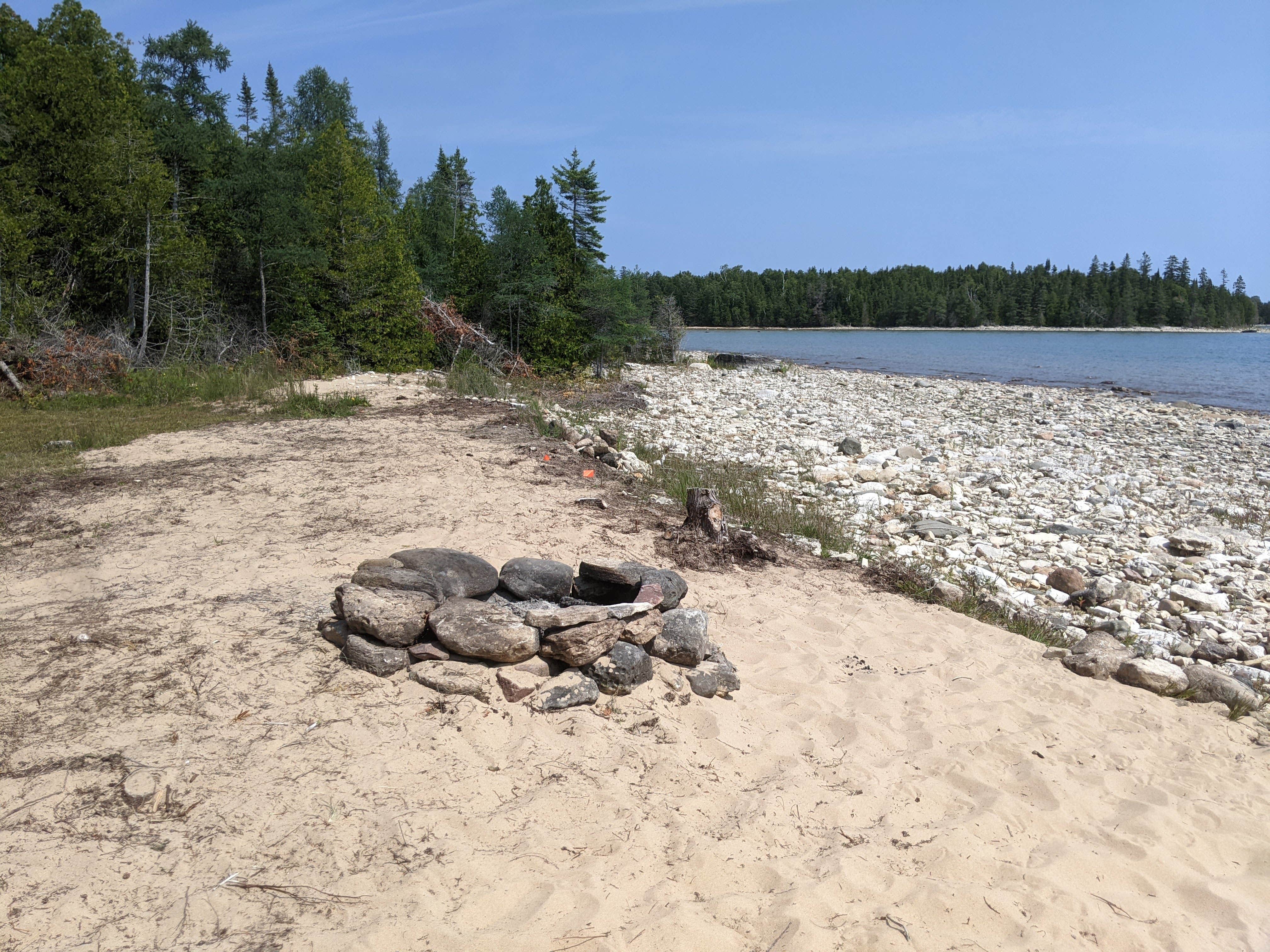 Camper submitted image from Lake Huron frontage campsite - 2