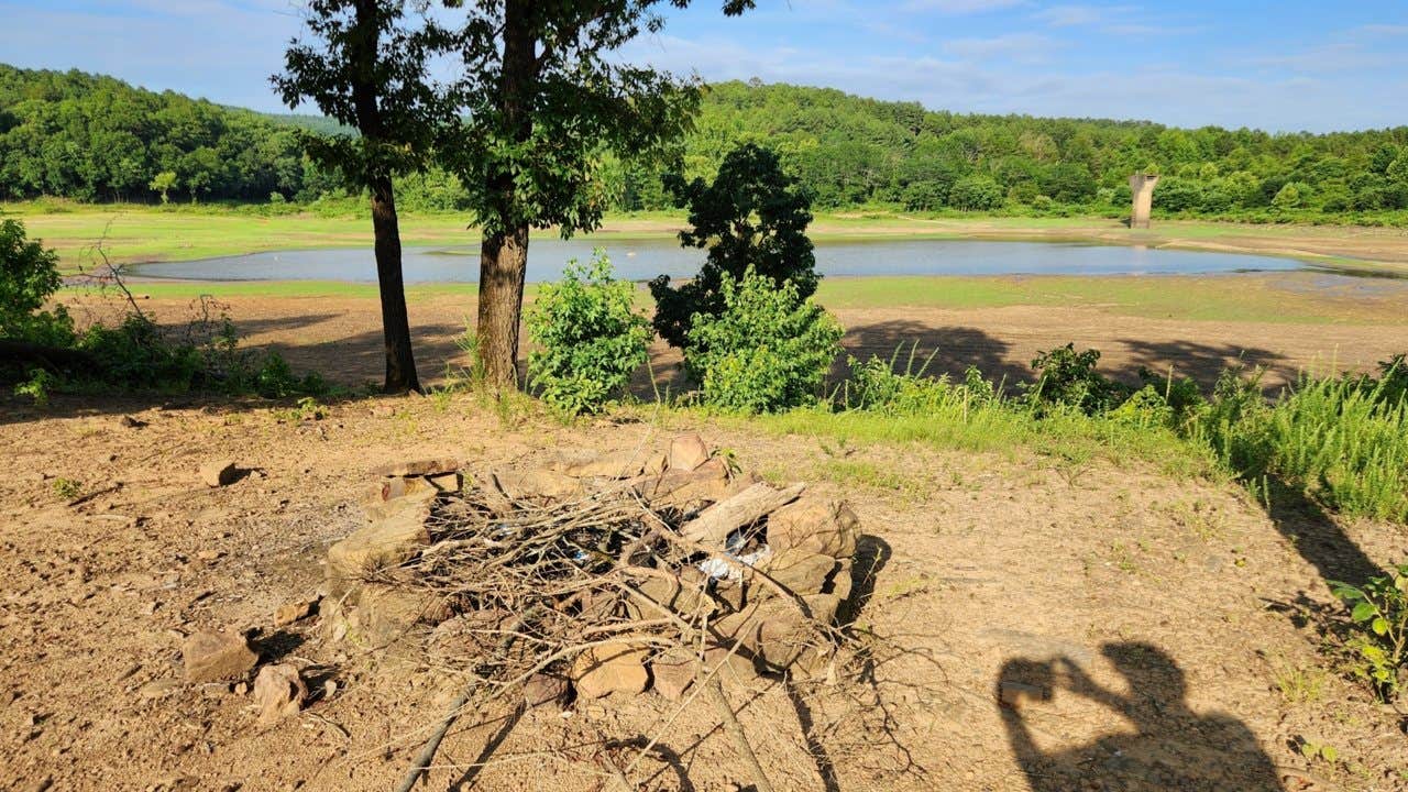 Fred S.'s photo of a dispersed camping area at Brock Creek Lake View Dispersed, Ozark NF, AR near Buffalo National River