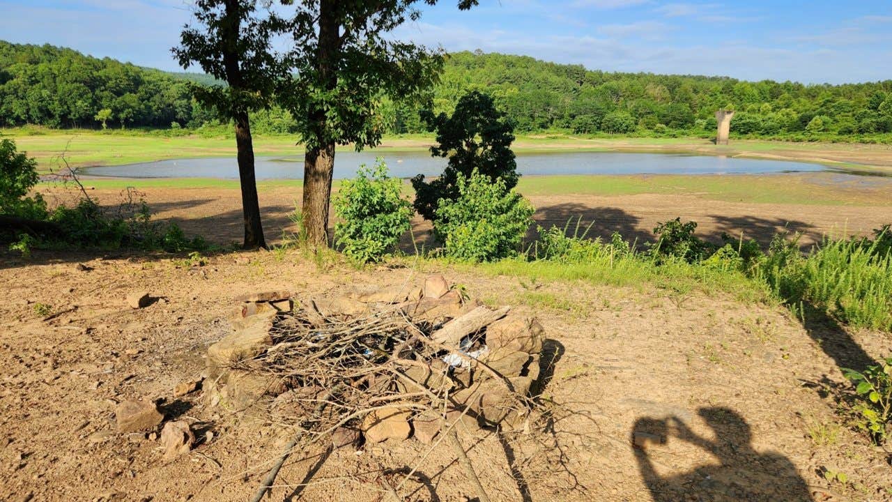 Camper submitted image from Brock Creek Lake View Dispersed, Ozark NF, AR - 5