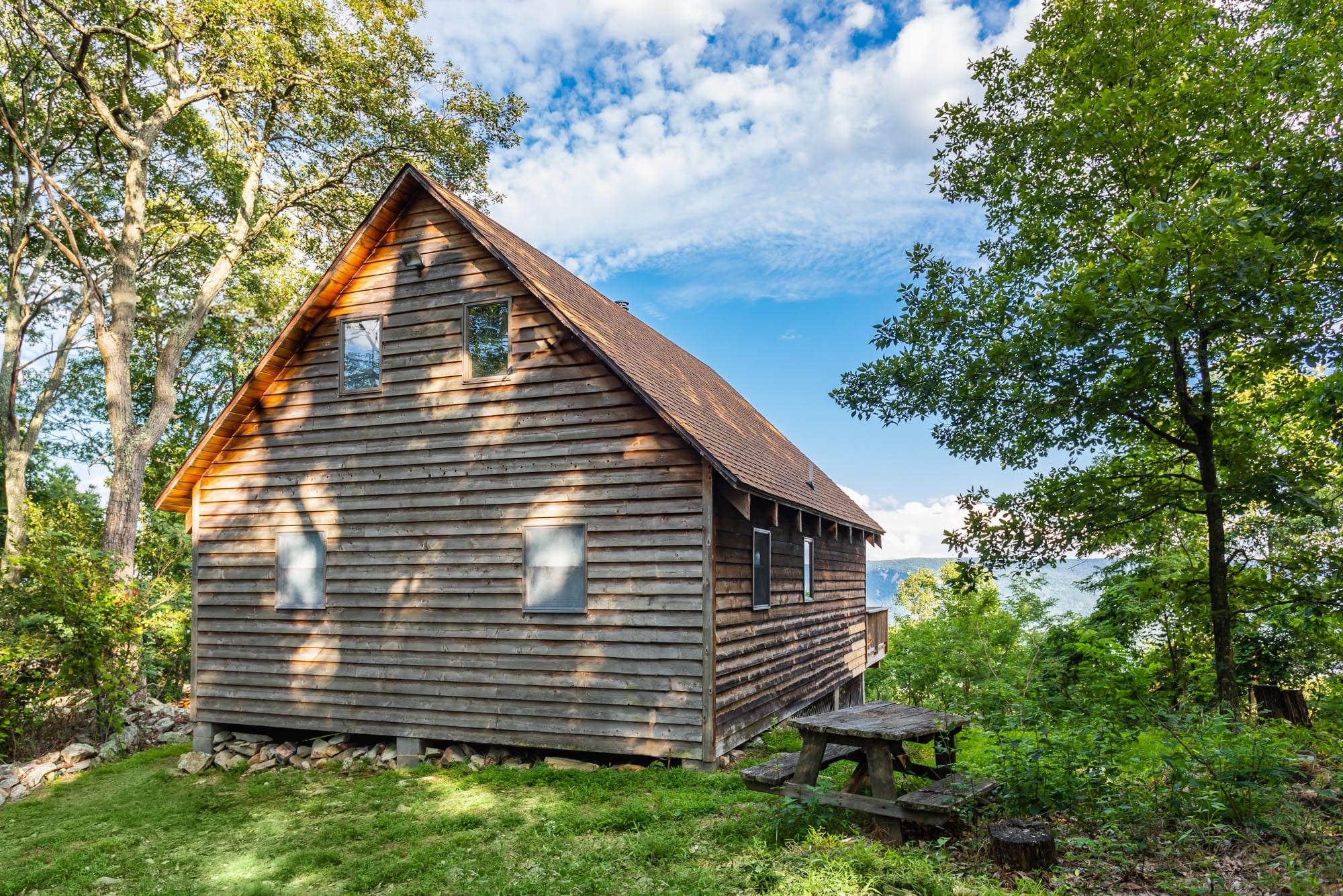 The Dyrt's photo of a cabin at Amazing Views, Hot Tub, WiFi, Deck, & Fire Pit! near Schellsburg, PA
