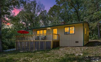 The Dyrt's photo of a cabin at River Access Cabin w Hot Tub, Deck, Grill, & Wifi near Ruckersville, VA