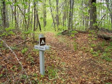 Camper-submitted photo at Gull Point Campsite on Grand Island near Marquette, MI