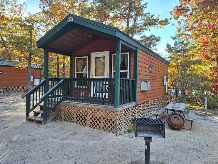 Tiffany S.'s photo of a cabin at Atlantic Shore Pines Campground near Runnemede, NJ