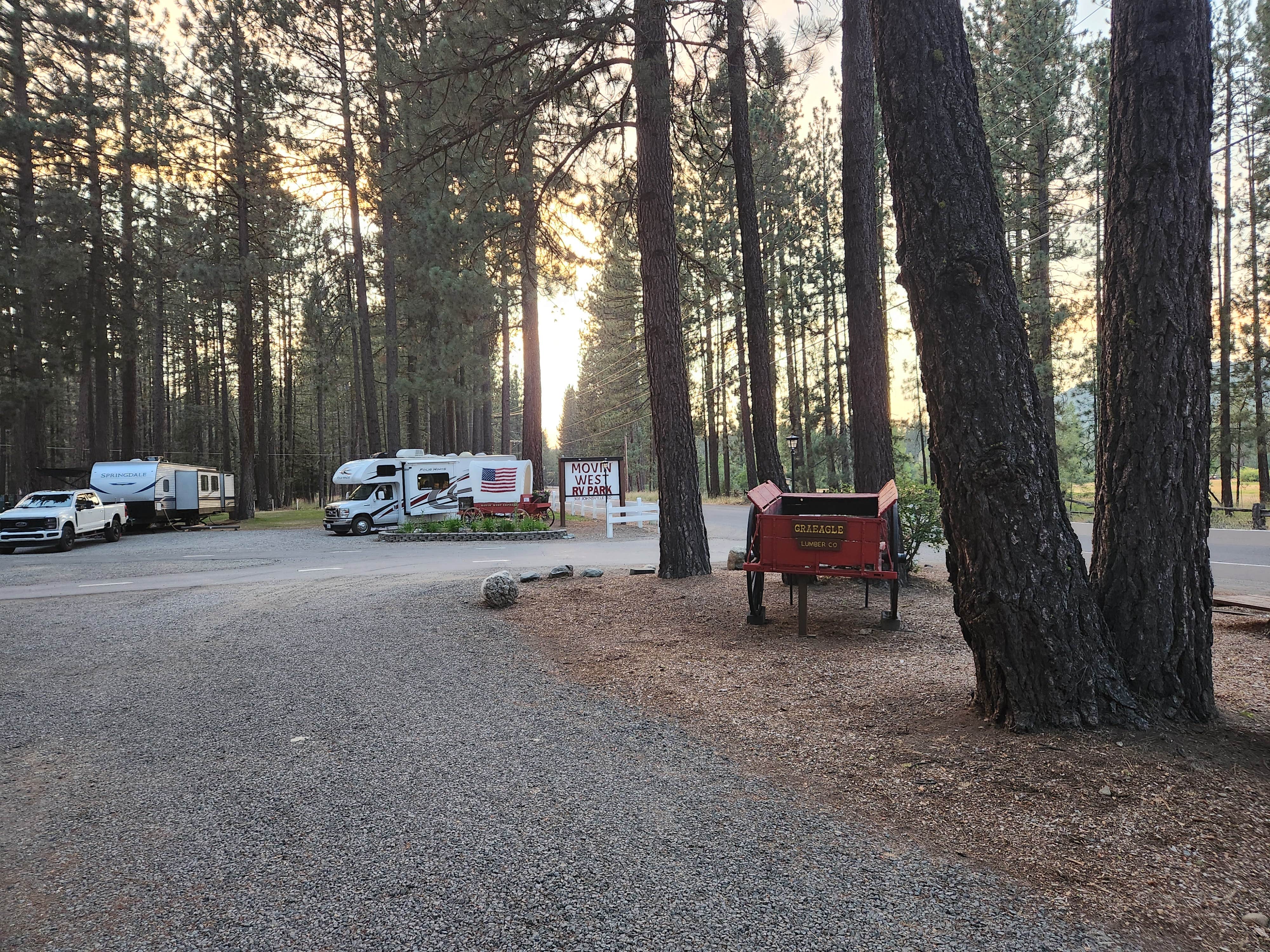 Jeff B.'s photo of rv camping at Movin' West RV Park near Calpine, CA