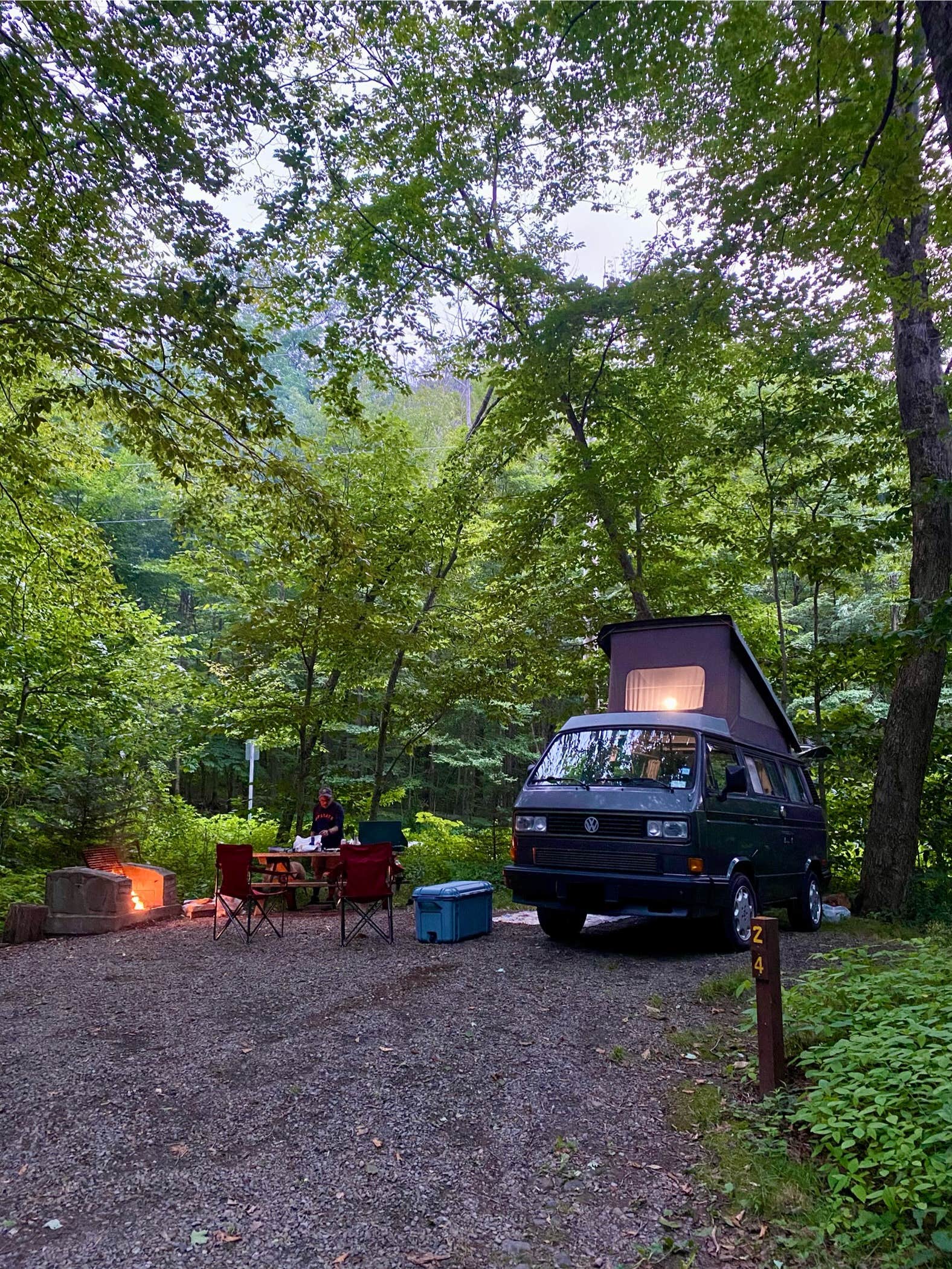 Sam L.'s photo at Devil's Tombstone Campground near Prattsville, NY