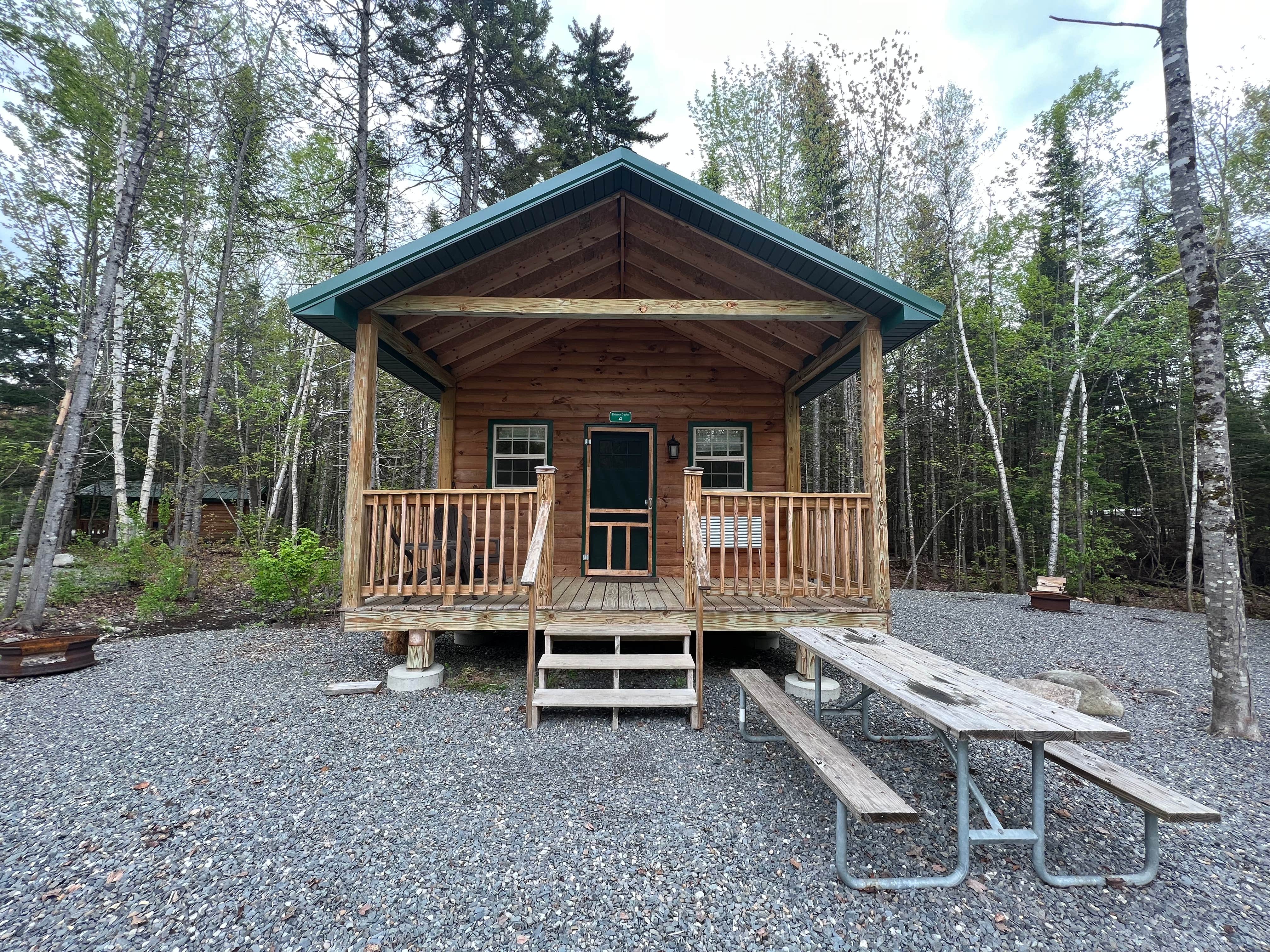 Spacious S.'s photo of a cabin at Spacious Skies Balsam Woods near Skowhegan, ME