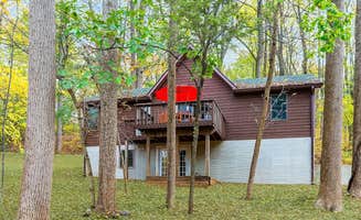 The Dyrt's photo of a cabin at Hot Tub, Deck/Grill, Game Room, WiFi at Cute Cabin near Rose Hill, VA