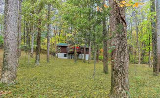 The Dyrt's photo of a cabin at Hot Tub, Deck/Grill, Game Room, WiFi at Cute Cabin near Beallsville, MD
