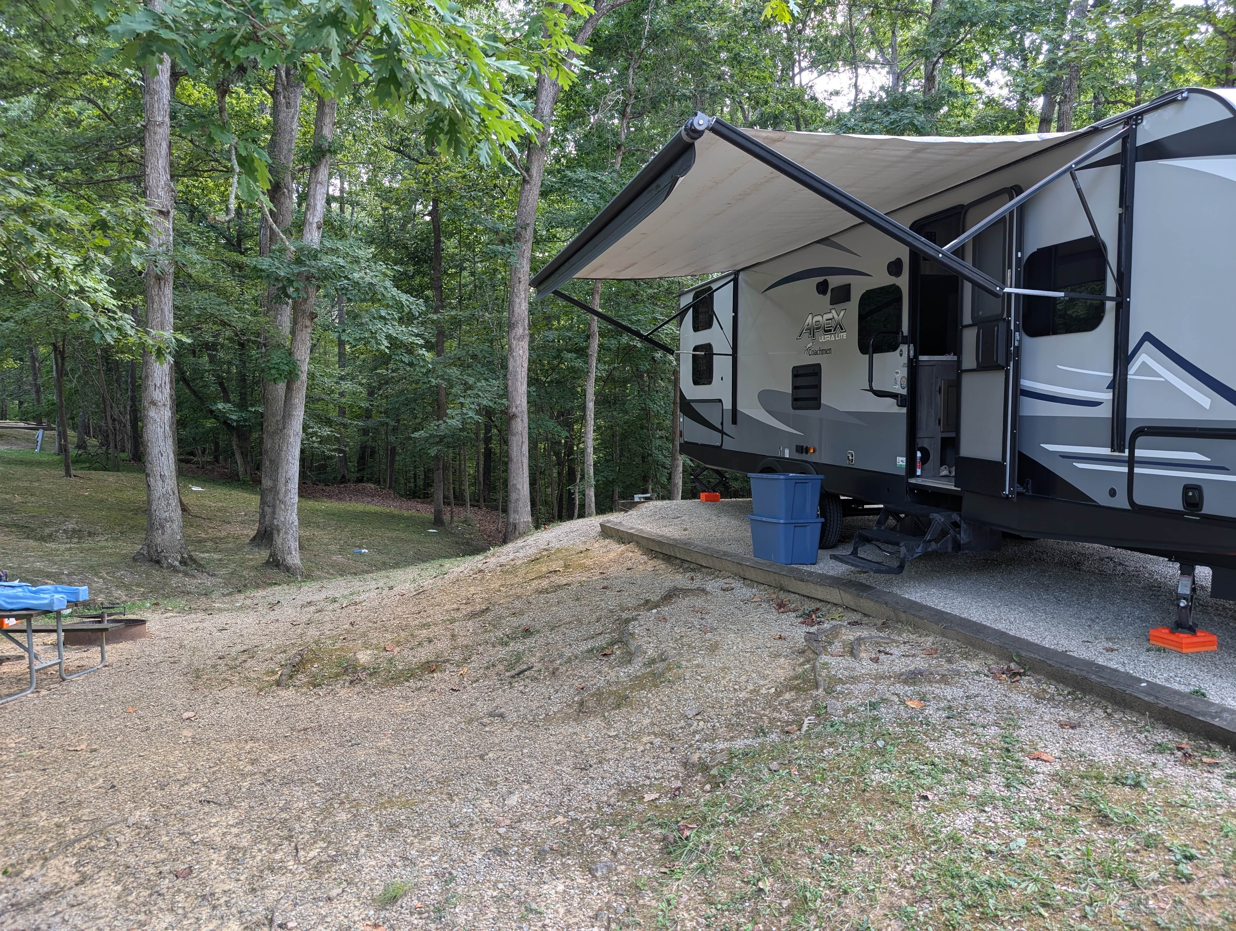 Corey K.'s photo of rv camping at Carter Caves State Resort Park Campground near Clearfield, KY
