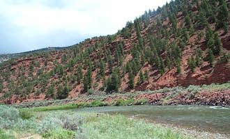 Camping near Lyons Gulch Campground & River Access: Cottonwood Site, Gypsum, Colorado