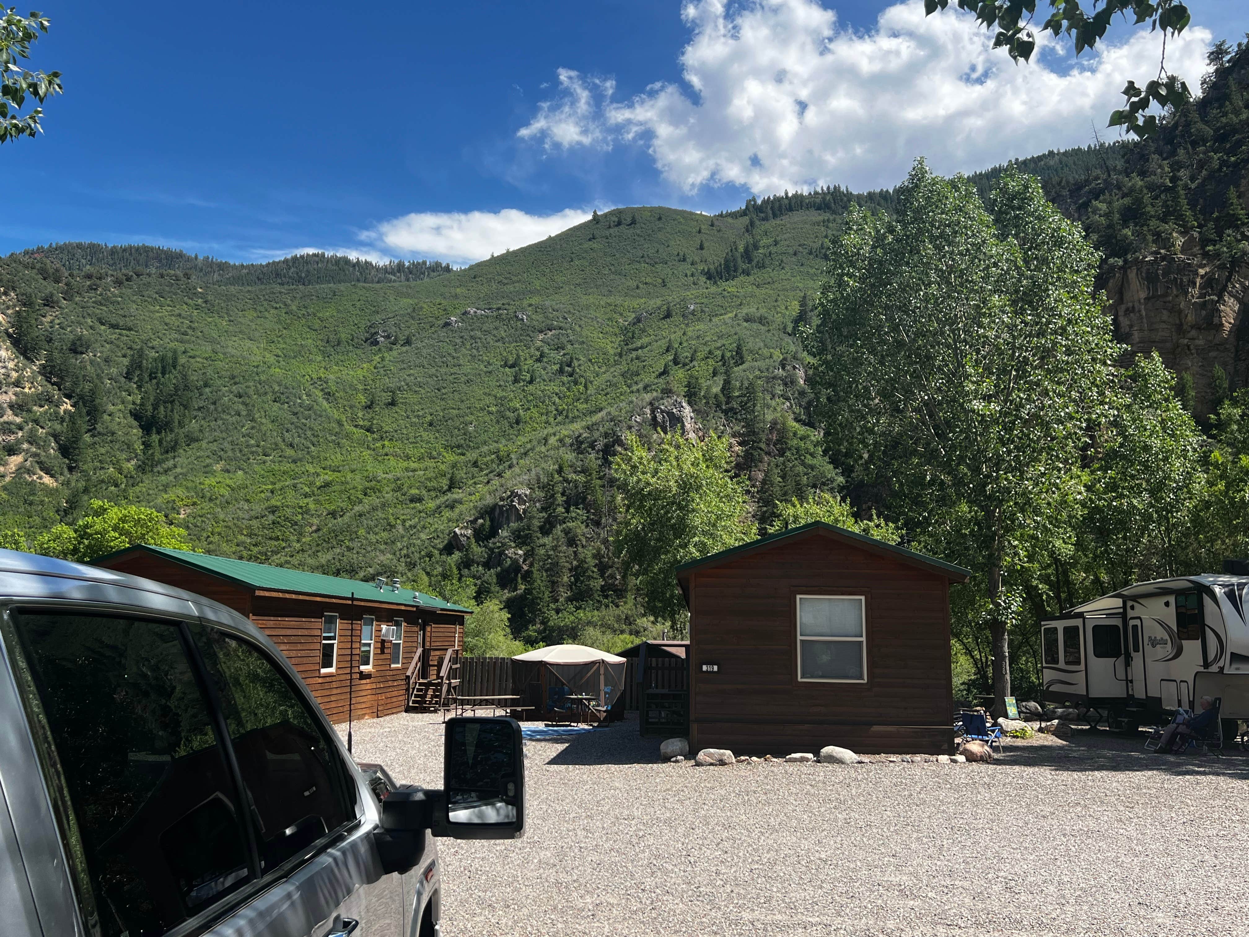 Patrick J.'s photo of camping with pets at Glenwood Canyon Resort near Basalt, CO