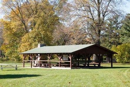 The Dyrt's photo of tent camping at Herbert Hoover National Historic Site Picnic Shelters near West Liberty, IA