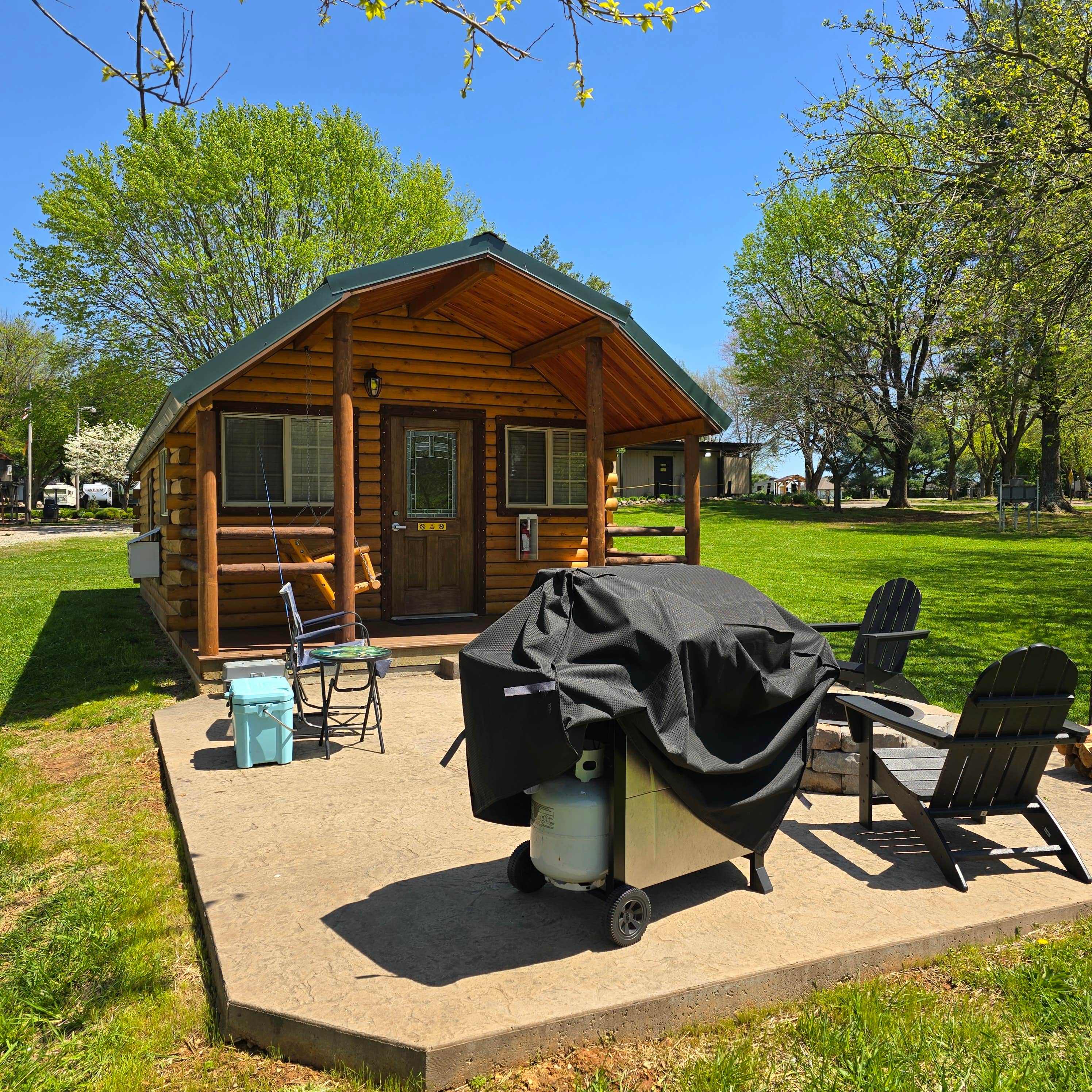 Erich H.'s photo of glamping accommodations at Bowling Green KOA near Horse Cave, KY