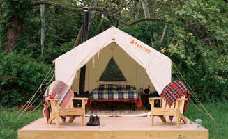 The Dyrt's photo of glamping accommodations at Meadow Hideout near Hill, NH