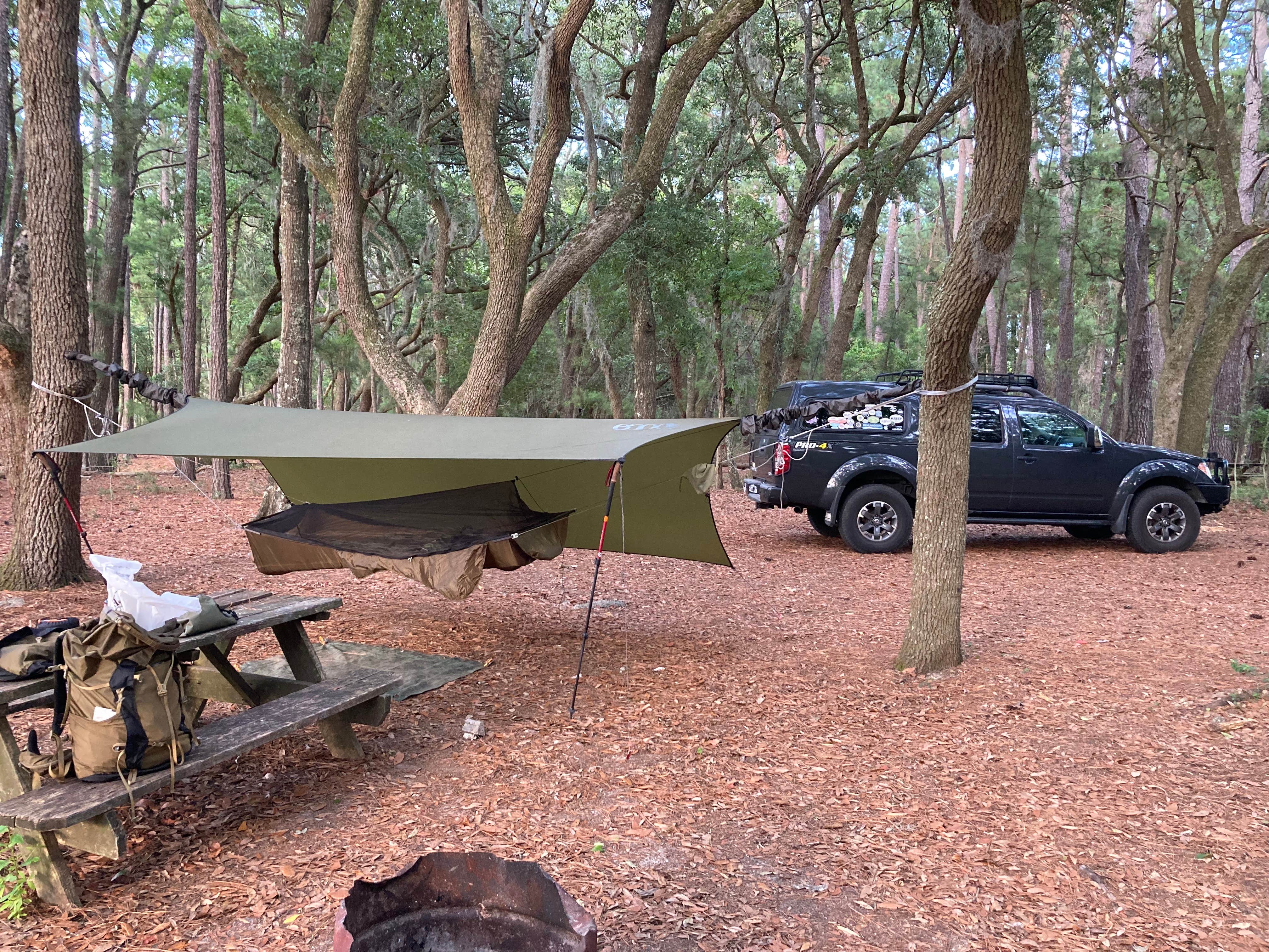 marty E.'s photo at Hanscombe Point Campground near Meggett, SC