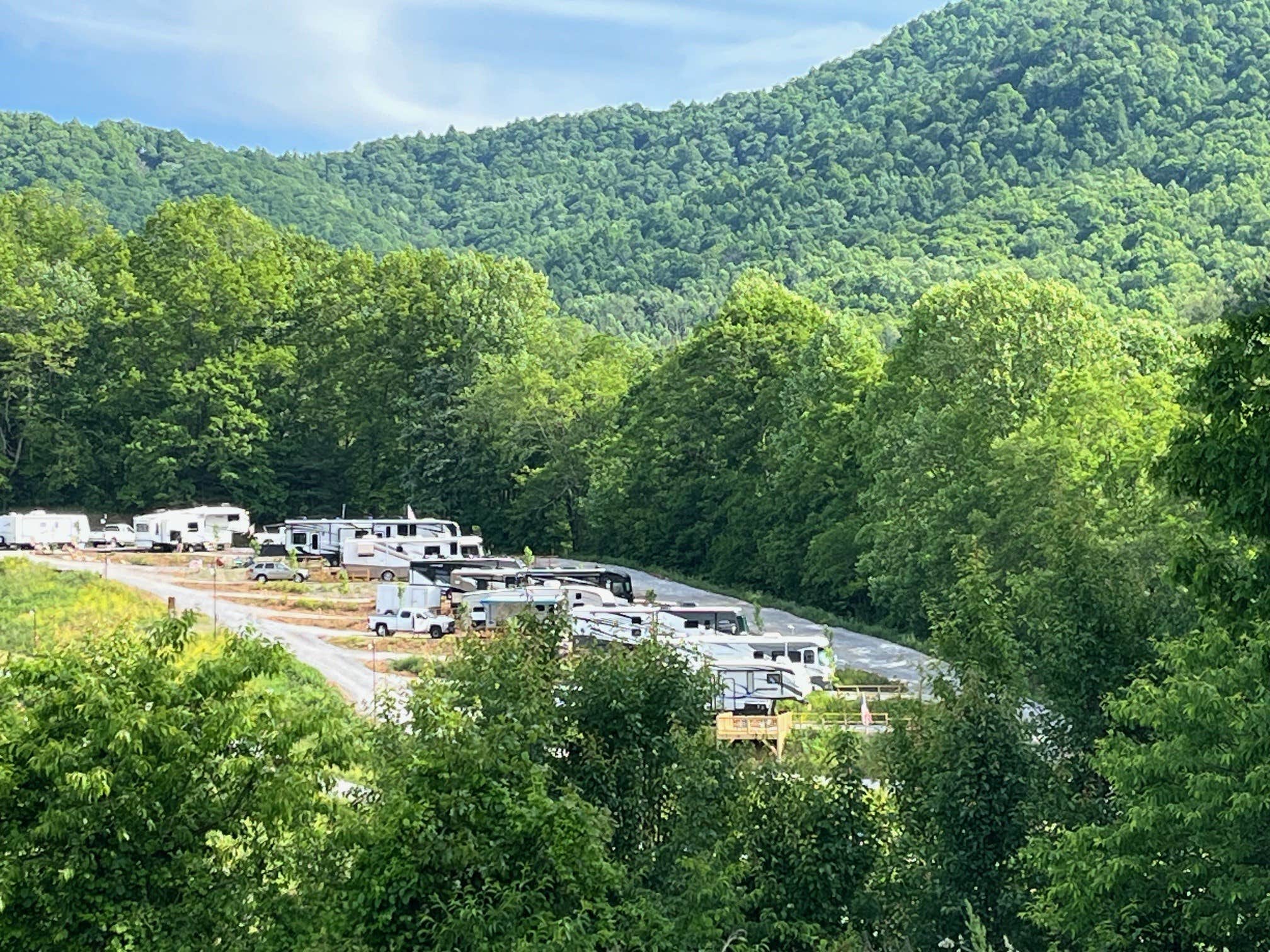 Camper-submitted photo at Three Peaks RV Resort near Fleetwood, NC