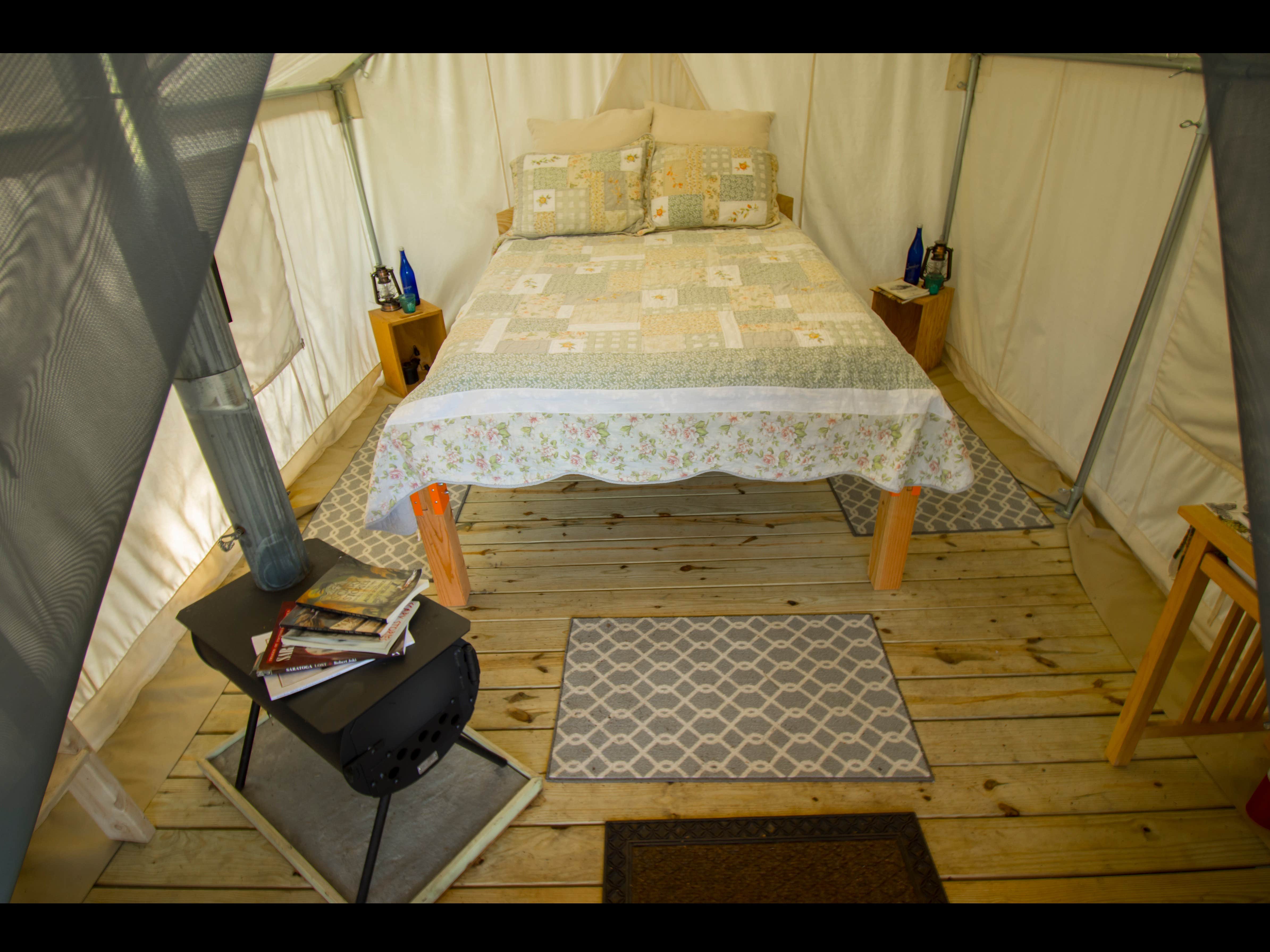 The Dyrt's photo of glamping accommodations at Kneeling Tree near Round Lake, NY