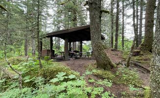 Les R.'s photo of glamping accommodations at North Beach at Caines Head State Rec Area near Moose Pass, AK