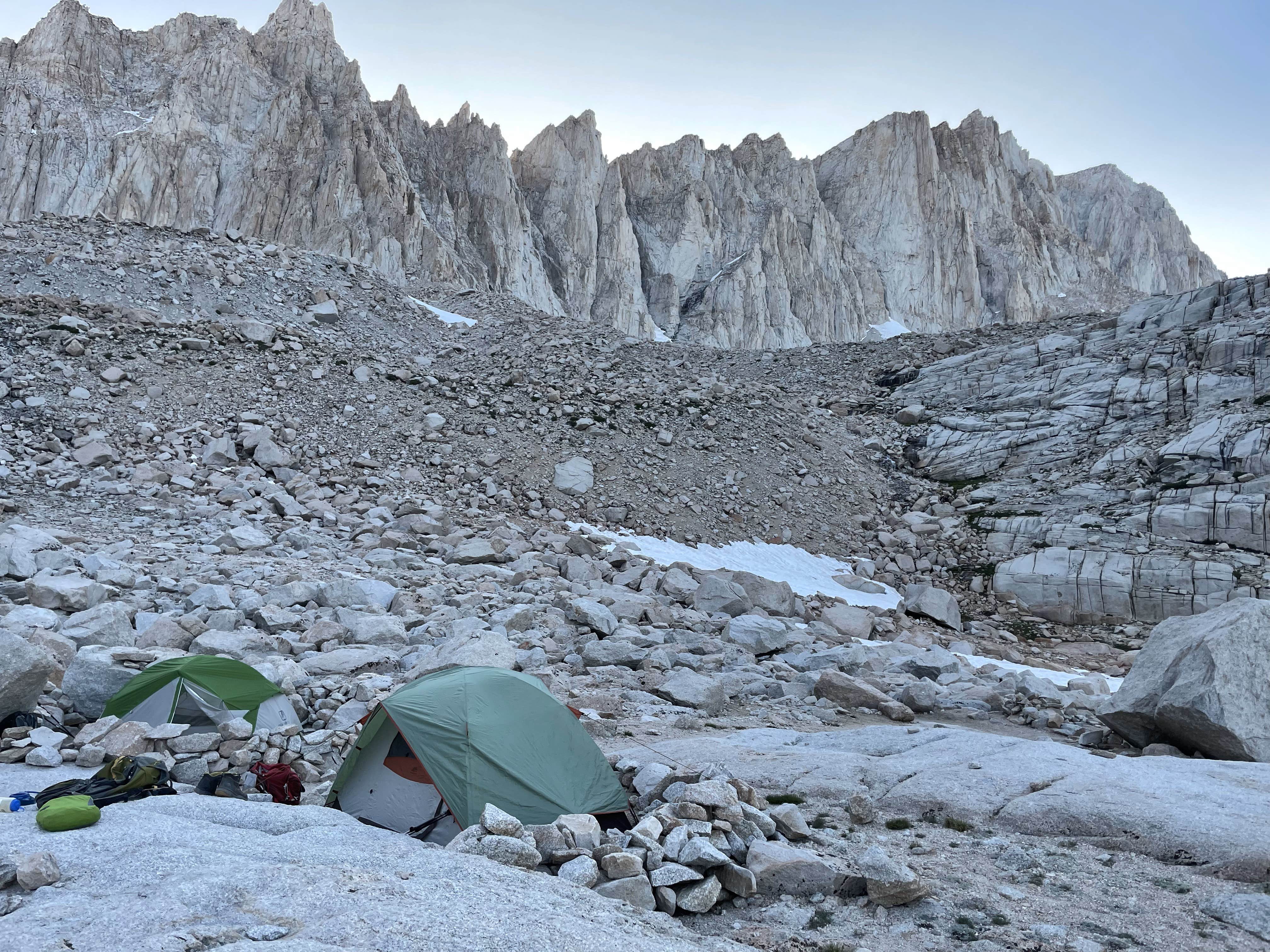 Mt. Whitney Trail Camp Alabama Hills CA