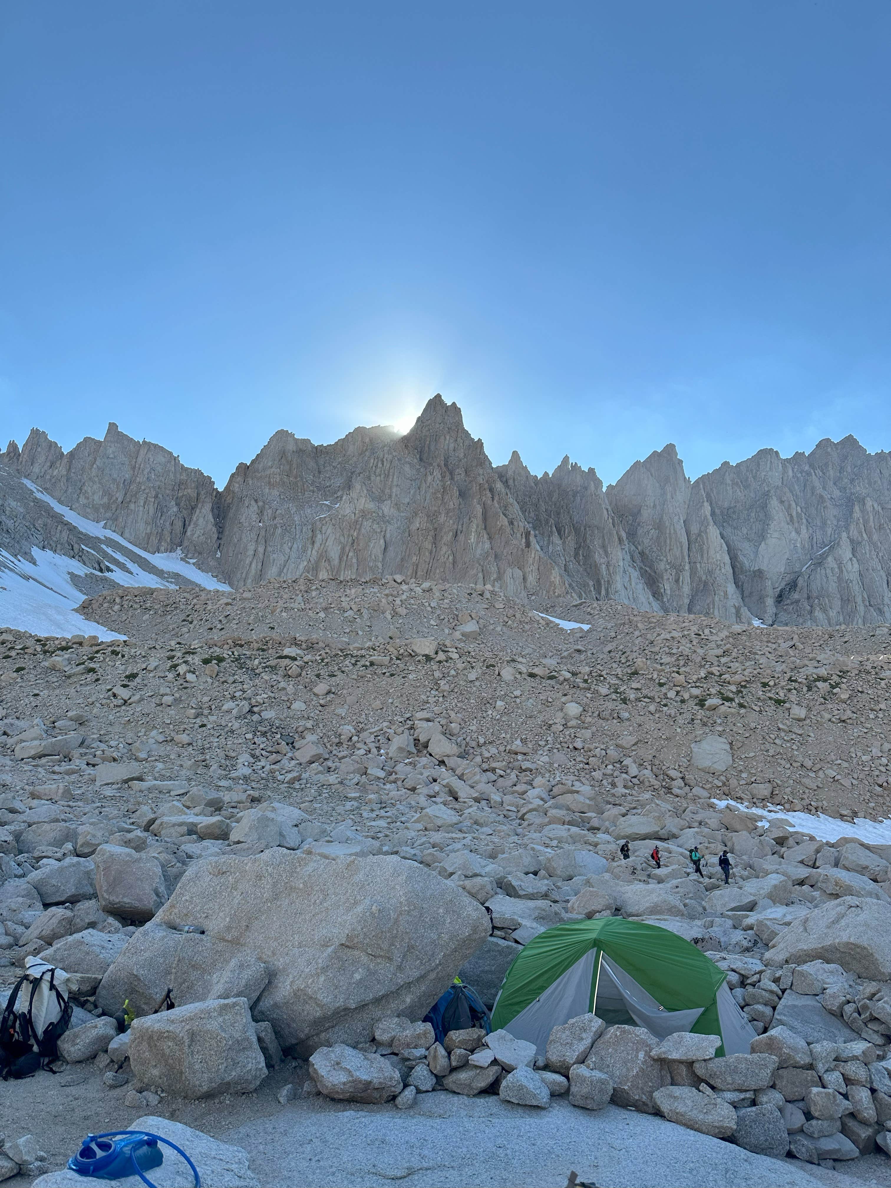 Mt. Whitney Trail Camp Alabama Hills CA