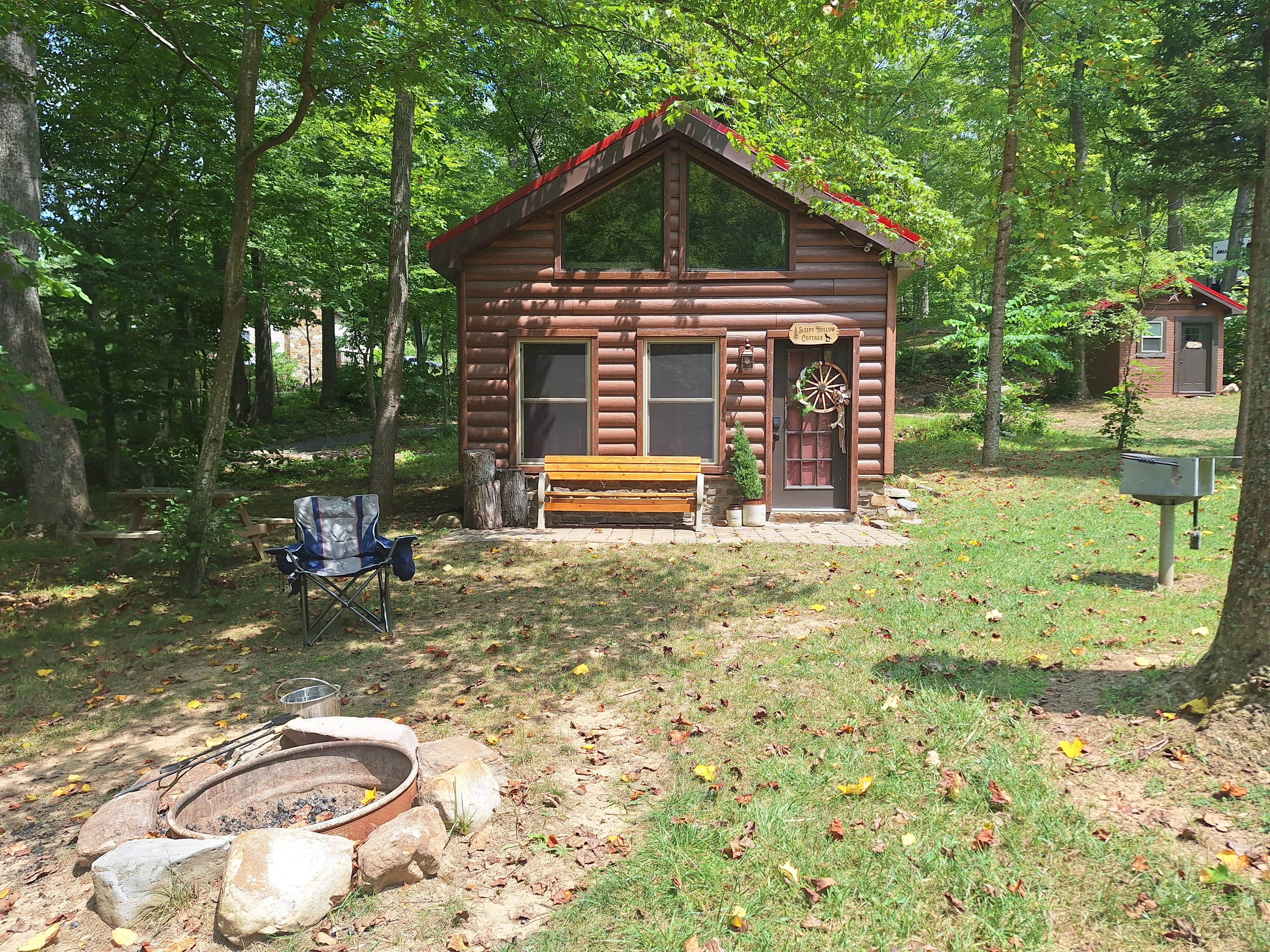 Jessica W.'s photo of a cabin at Camp Cacapon near Flintstone, MD