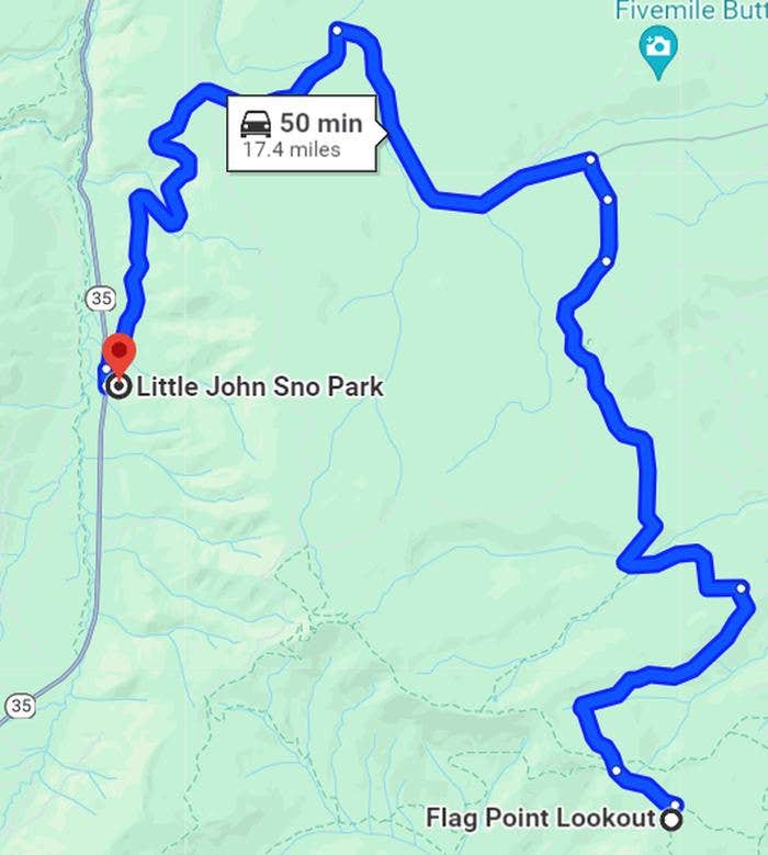 Camper submitted image from Flag Point Lookout — Mt. Hood National Forest - 2