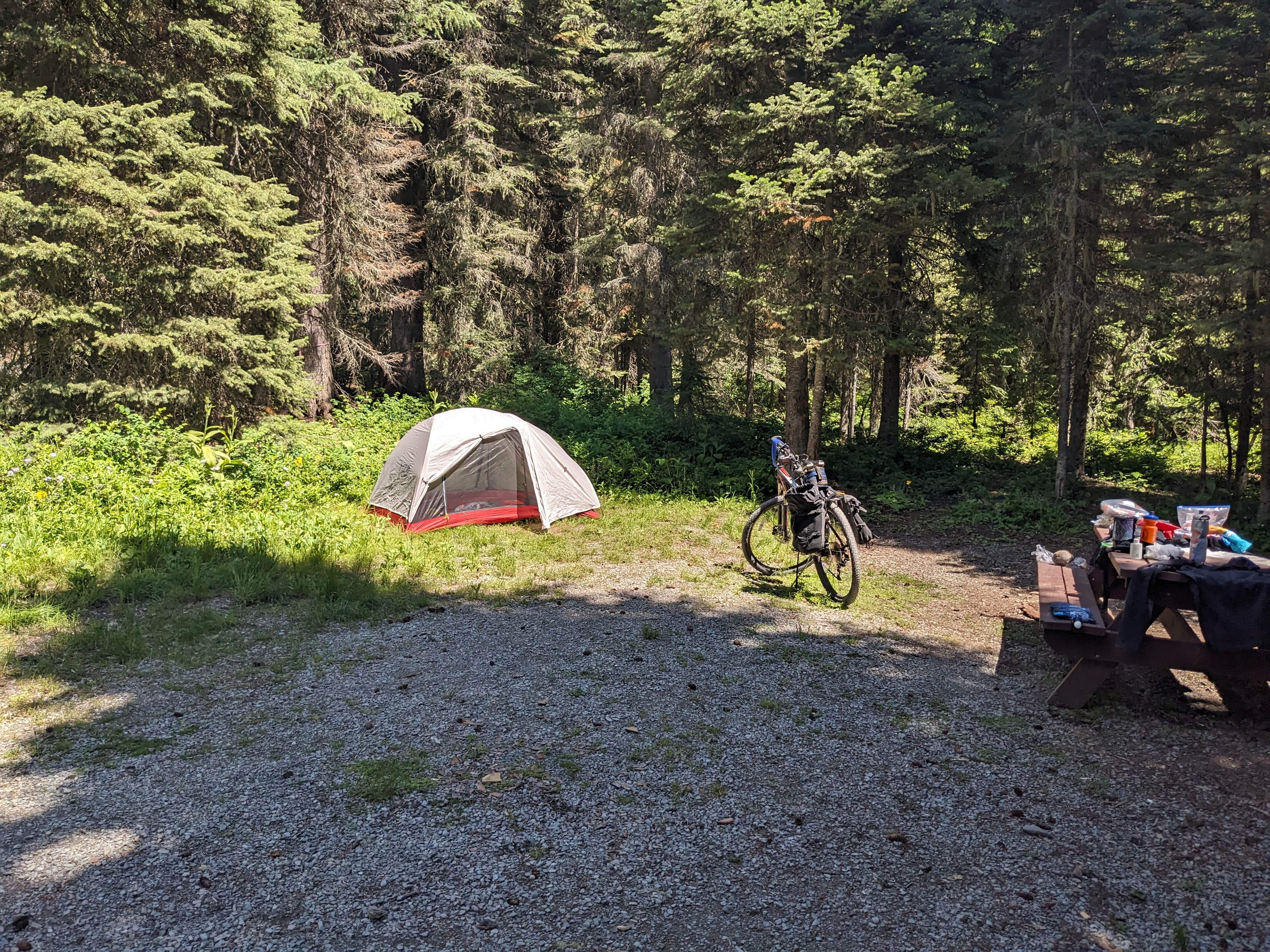 Camper submitted image from Upper Whitefish Campground - 1