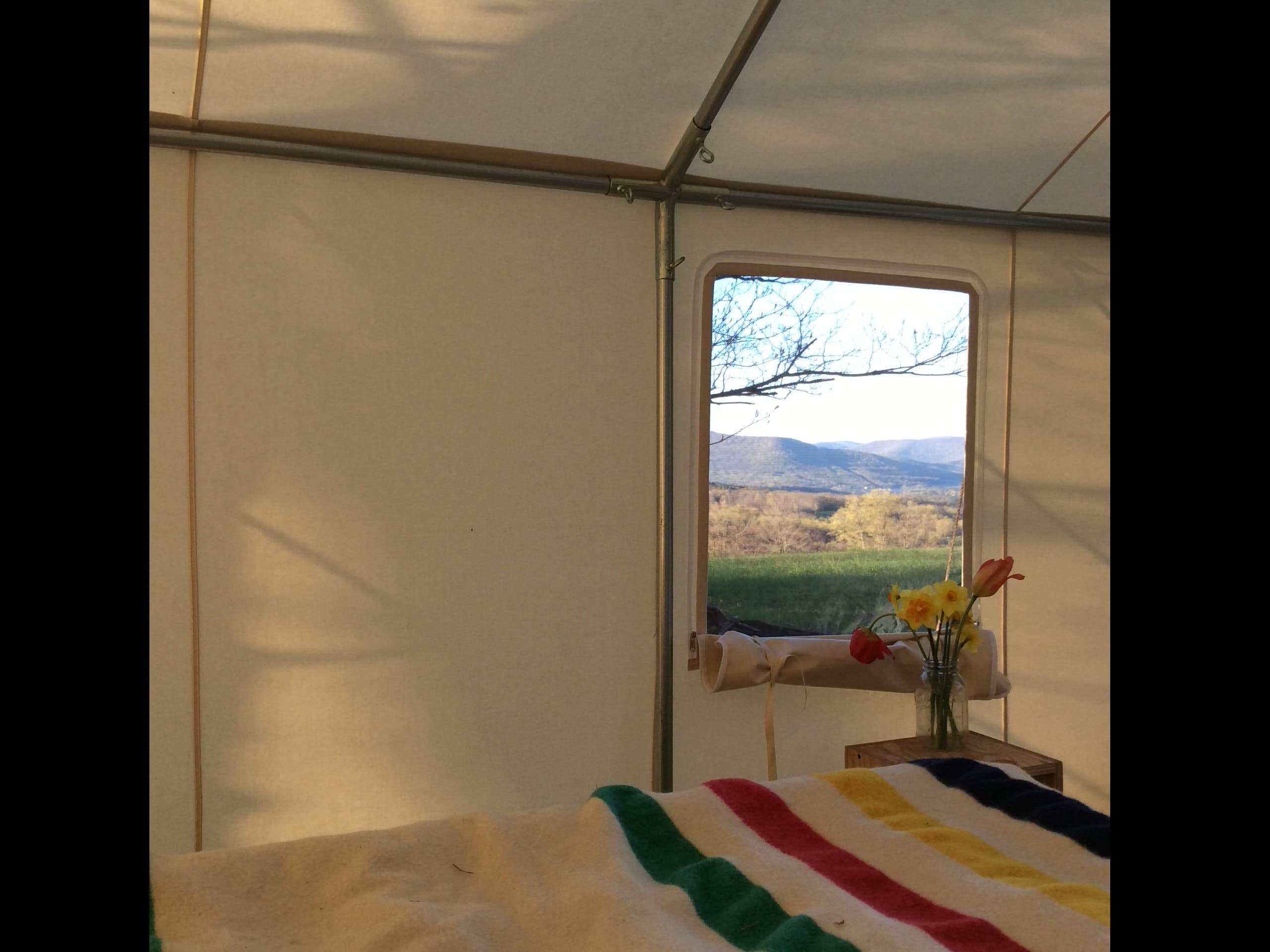 The Dyrt's photo of glamping accommodations at Klee Meadow near North Blenheim, NY