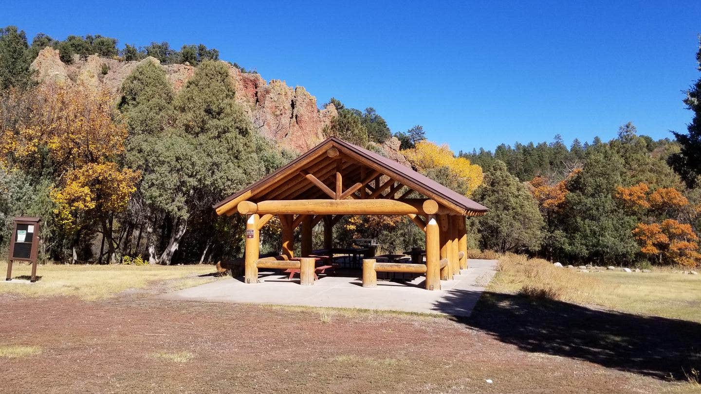 Camper submitted image from El Rito Campground Group Shelter — Carson National Forest - 1