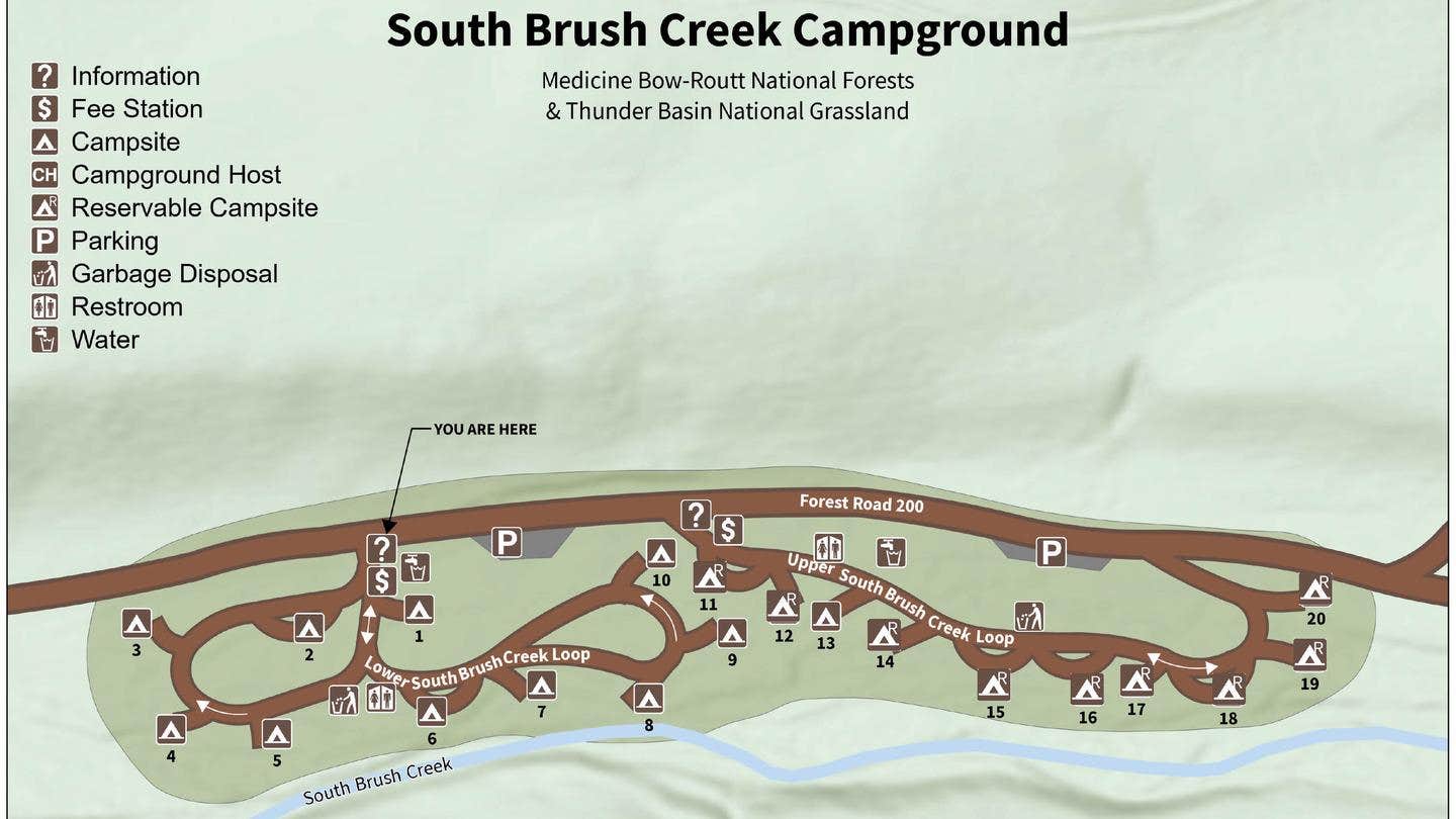 Camper submitted image from South Brush Creek Campground (Wy) — Medicine Bow Routt N Fs & Thunder Basin Ng - 1