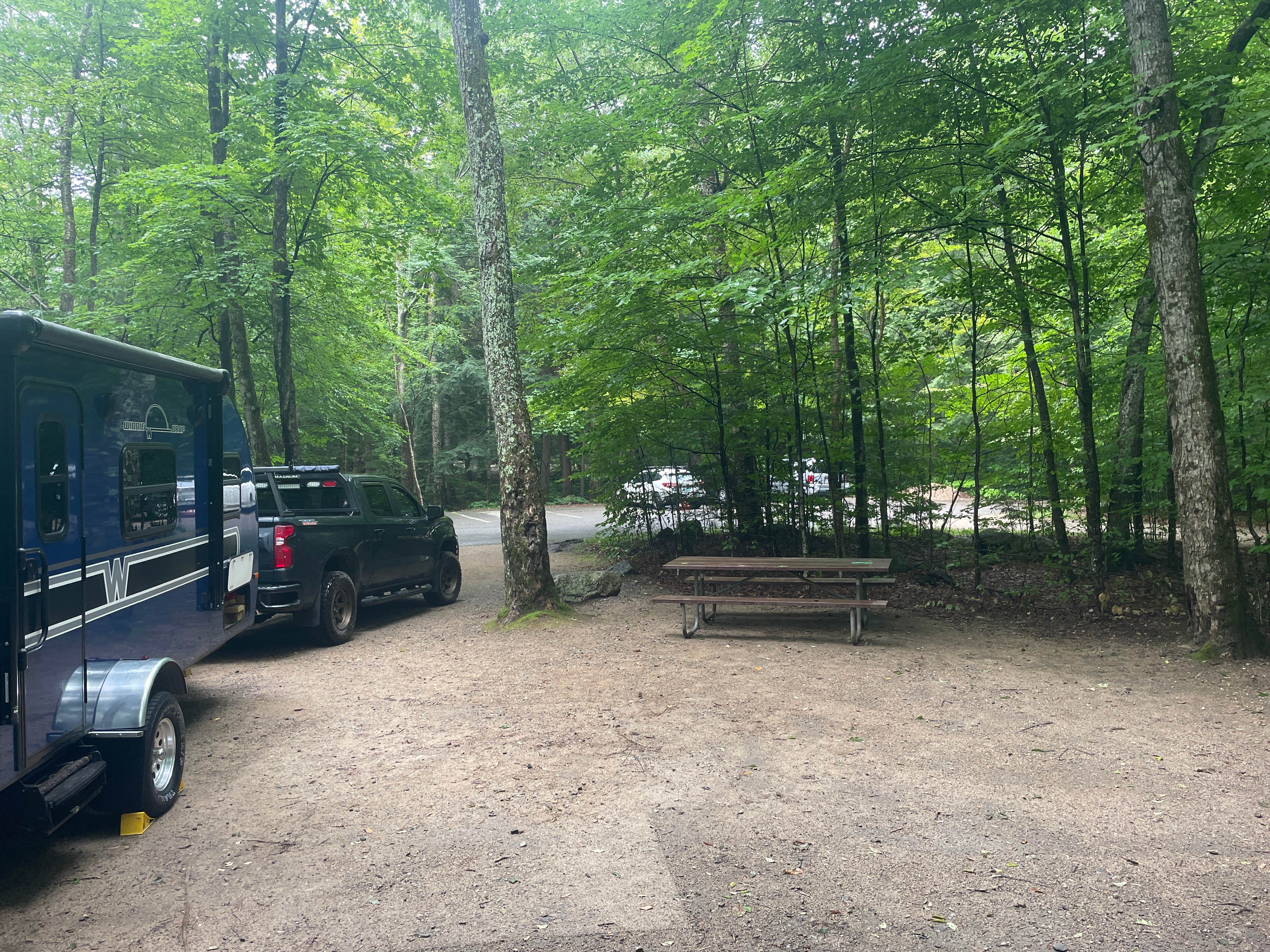 Rebecca D.'s photo of rv camping at Russell Pond Campground near Waterville Valley, NH
