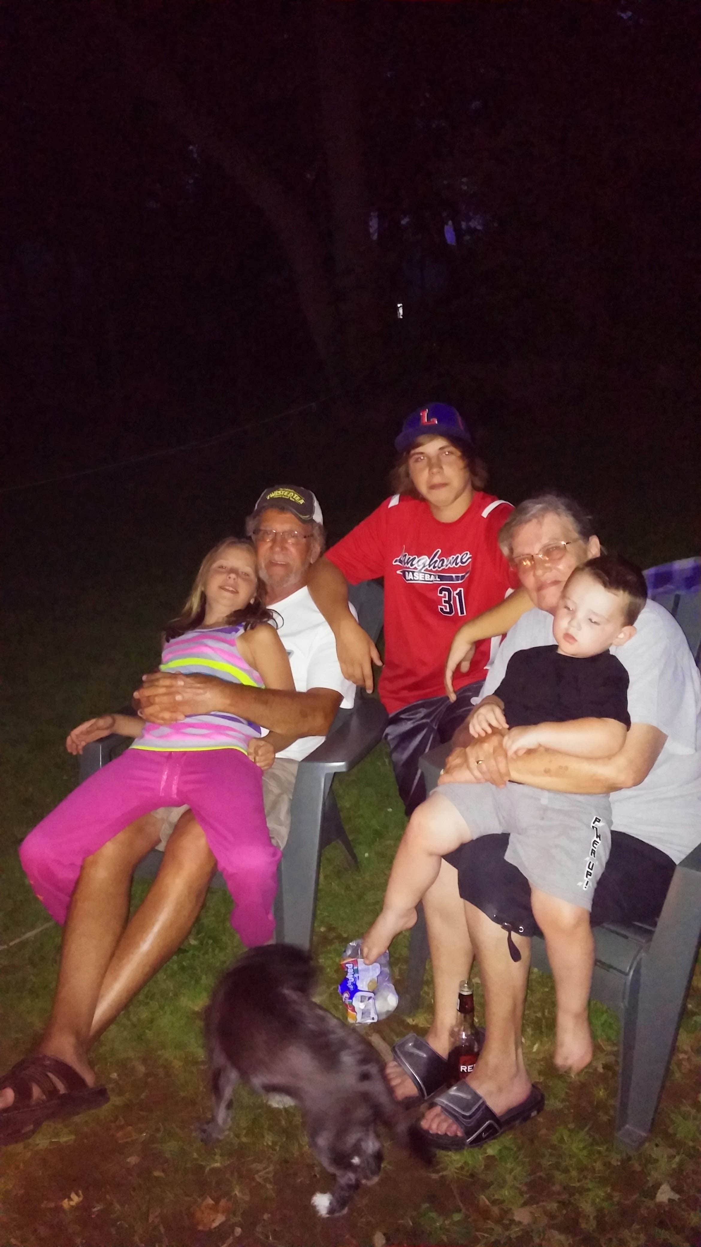 Jodi B.'s photo of camping with pets at Keen Lake Resort Campground near Tunkhannock, PA