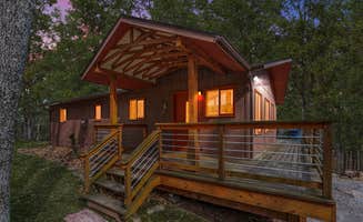 The Dyrt's photo of a cabin at Hot Tub, Large Deck, Grill, WiFi, Resort Amenities near Chesapeake & Ohio Canal National Historical Park