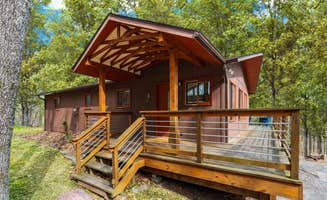 The Dyrt's photo of a cabin at Hot Tub, Large Deck, Grill, WiFi, Resort Amenities near Berkeley Springs, WV